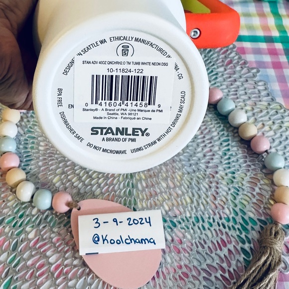 Unreleased 40oz White Neon Stanley - Picture 6 of 7